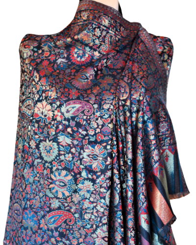 Szal z Paszminy z Jedwabiem błyszczący Kani Shimmer