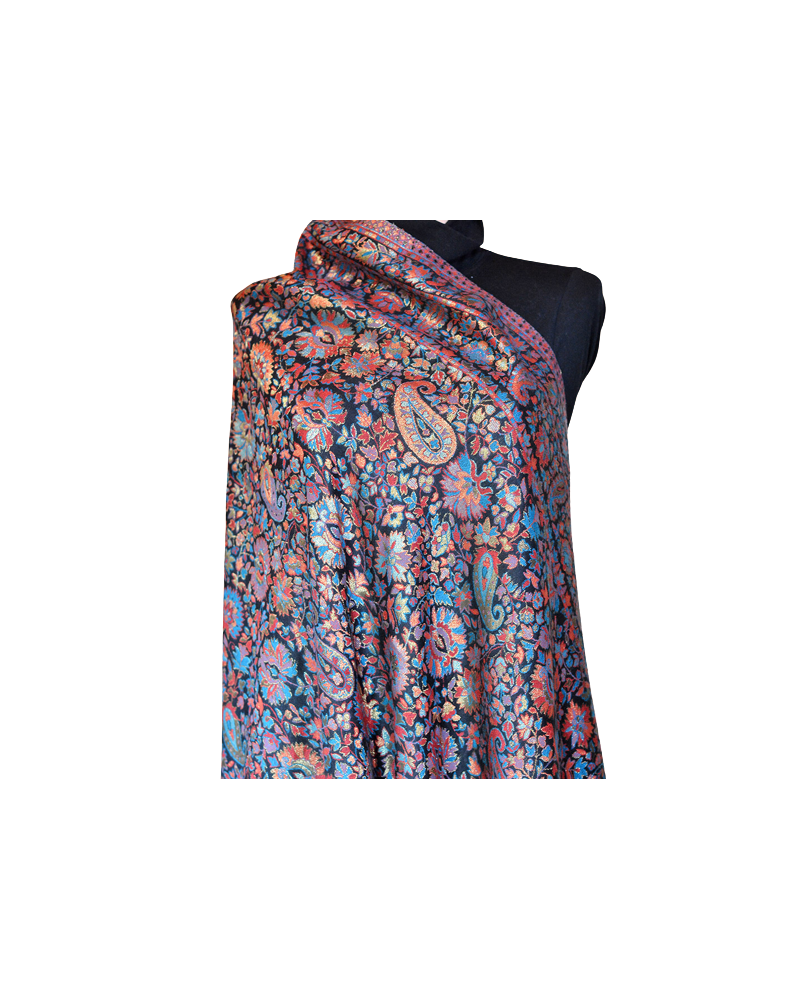 Szal z Paszminy z Jedwabiem błyszczący Kani Shimmer