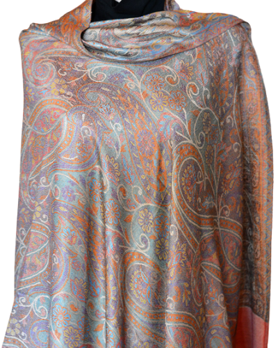 Szal Jedwabny Silk Kani Janawar dwustronny