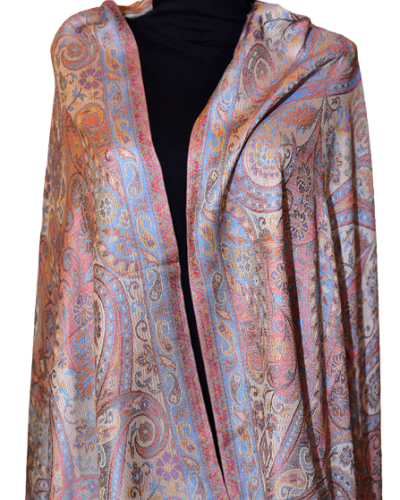 Szal Jedwabny Silk Kani Janawar dwustronny