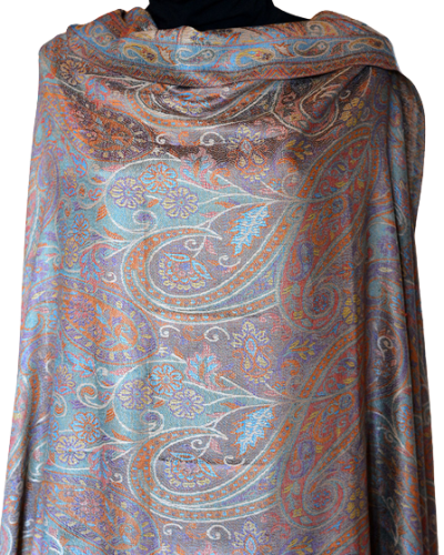 Szal Jedwabny Silk Kani Janawar dwustronny