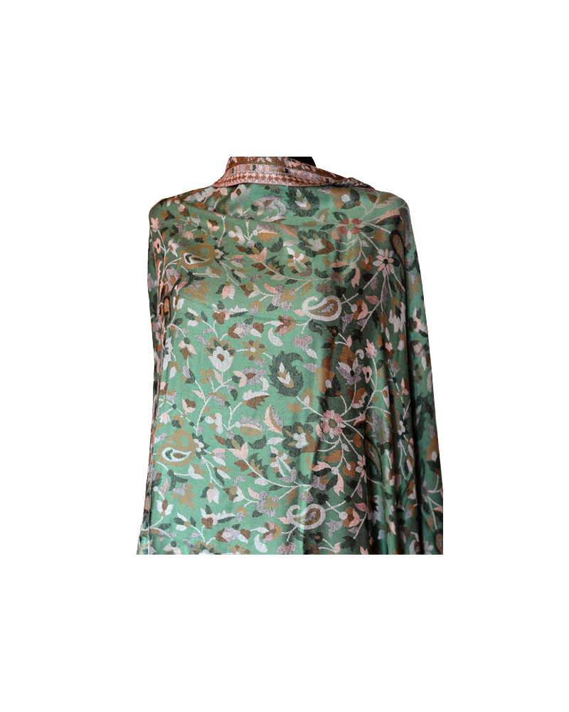 Szal Jedwabny Silk Kani Janawar dwustronny