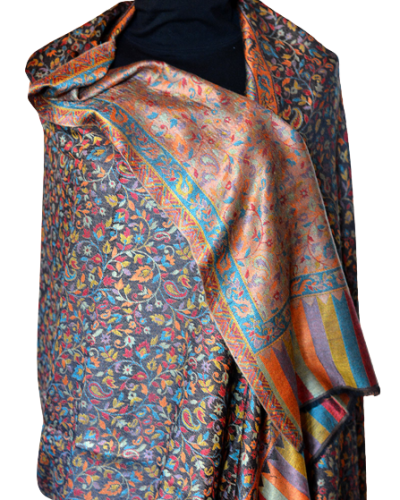 Szal Jedwabny Silk Kani Janawar dwustronny