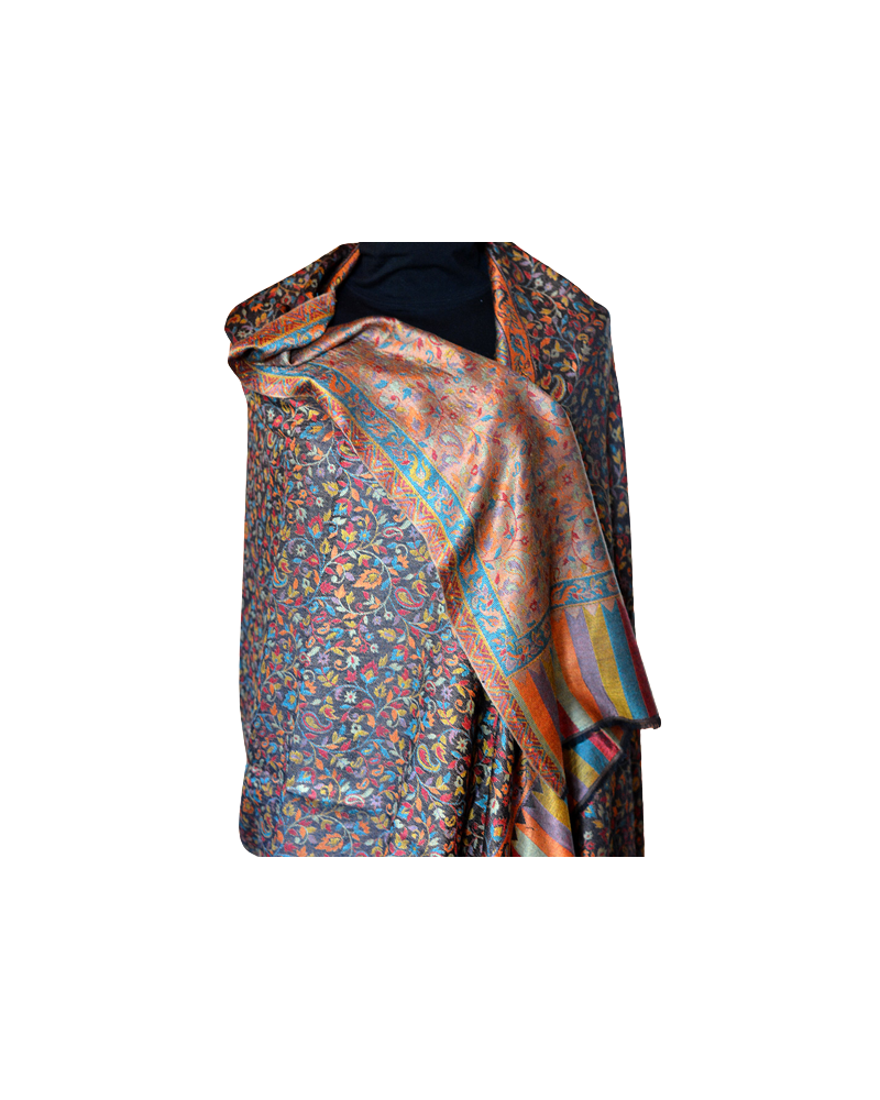 Szal Jedwabny Silk Kani Janawar dwustronny